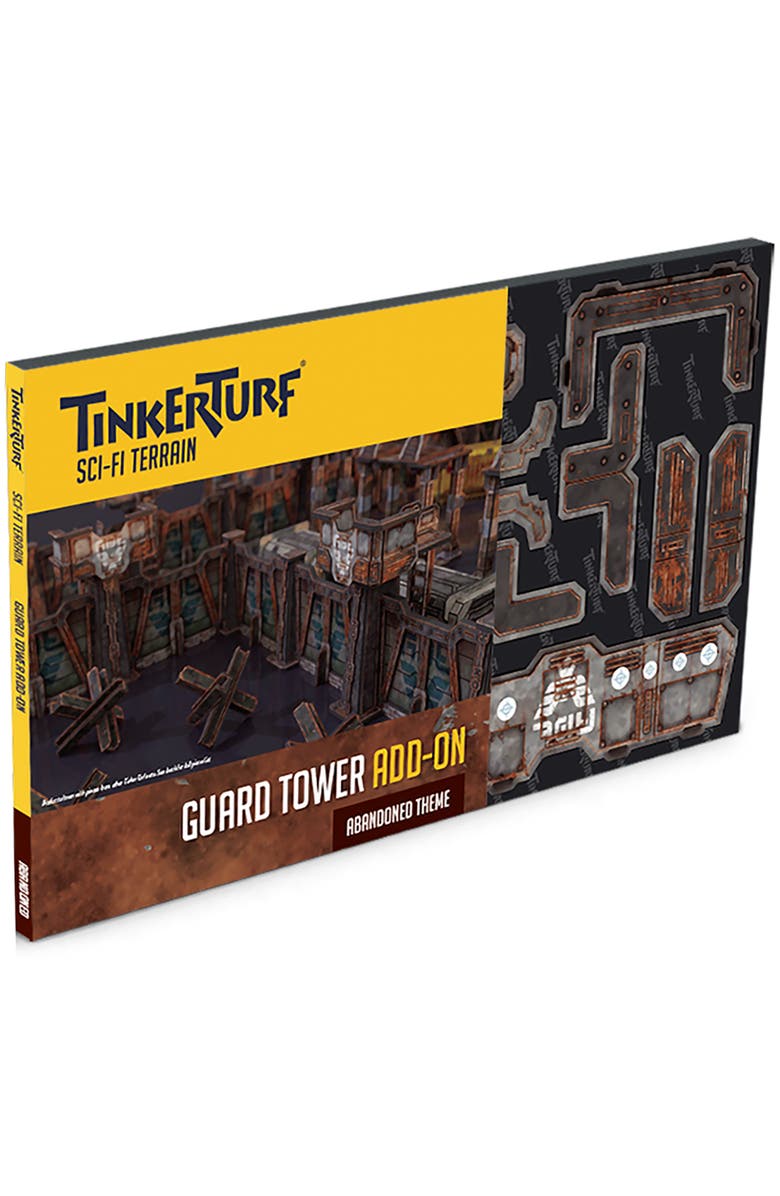 TinkerTurf Scifi Terrain Guard Tower Addon Abandoned Theme, Main, color, Multicolored