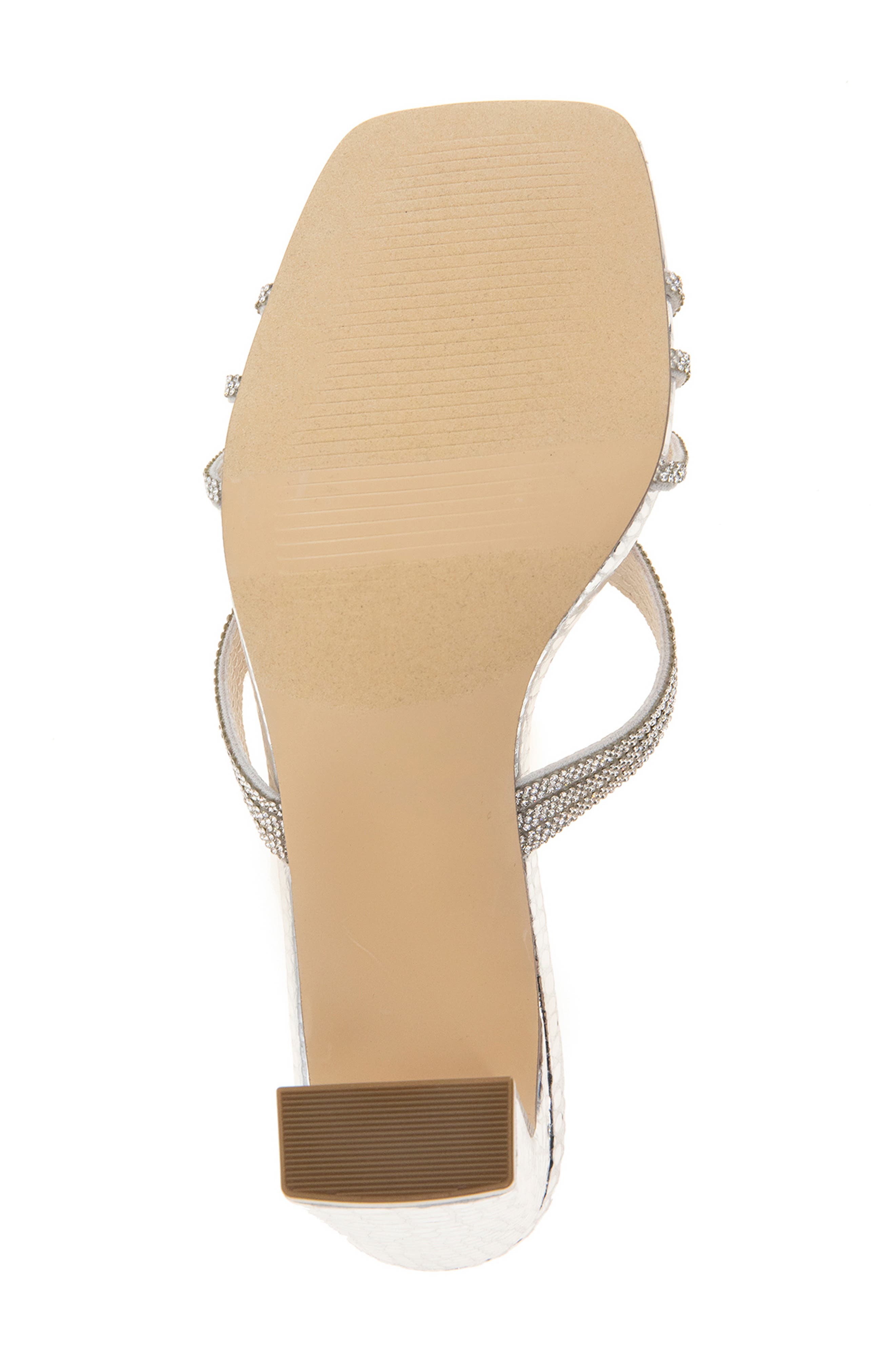 XOXO Fanny Rhinestone Strap Slide Sandal, Alternate, color, 