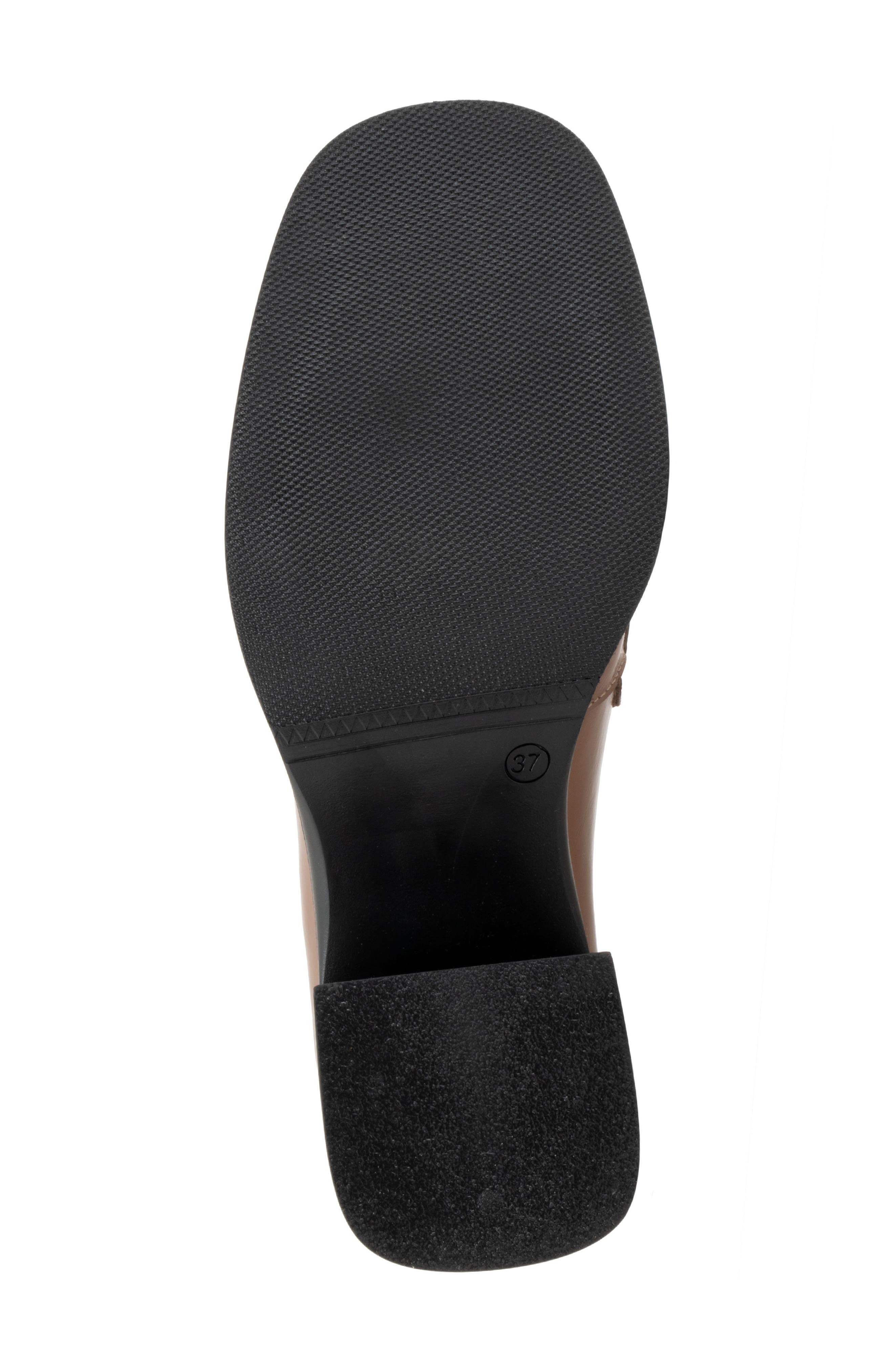 Bueno Ruth Penny Loafer Pump, Alternate, color, Taupe Patent