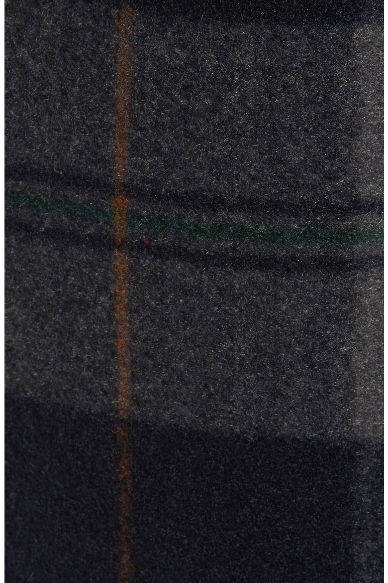 Plaid Brushed Wool Coat, Alternate, color, NAVY PLAID