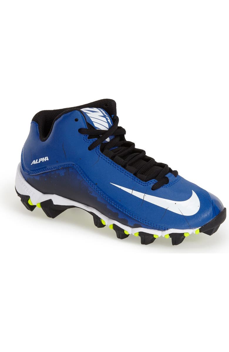 Nike 'Alpha Shark 2 3/4' Football Cleat, Main, color,