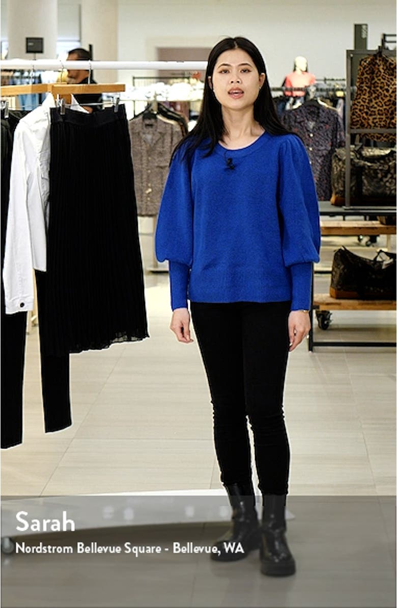 Juliet Sleeve Crewneck Sweater, sales video thumbnail