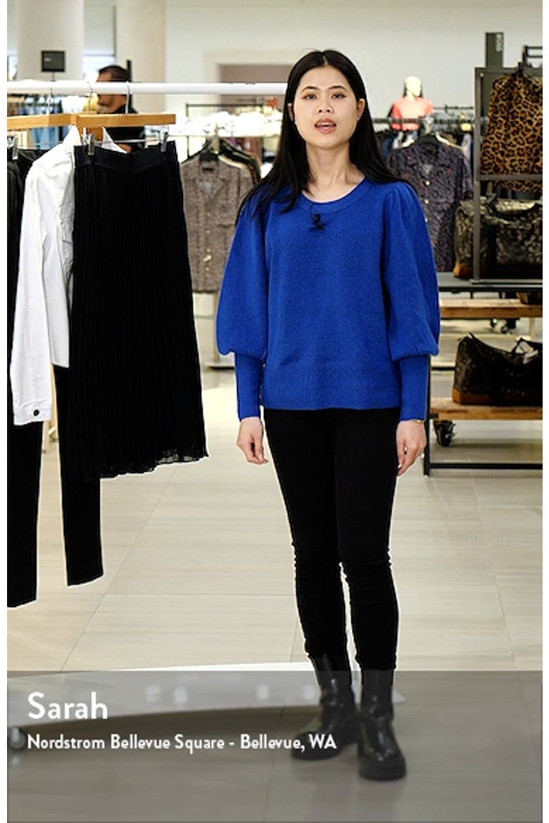 Juliet Sleeve Crewneck Sweater video