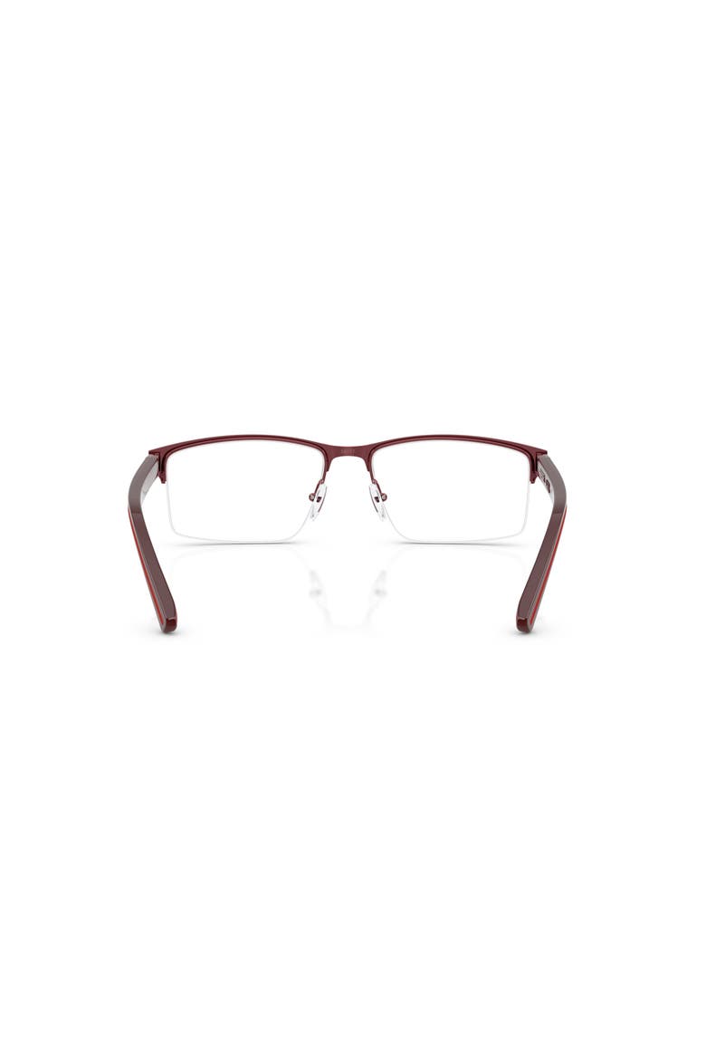 58mm Rectangle optical glasses, Alternate, color, Red