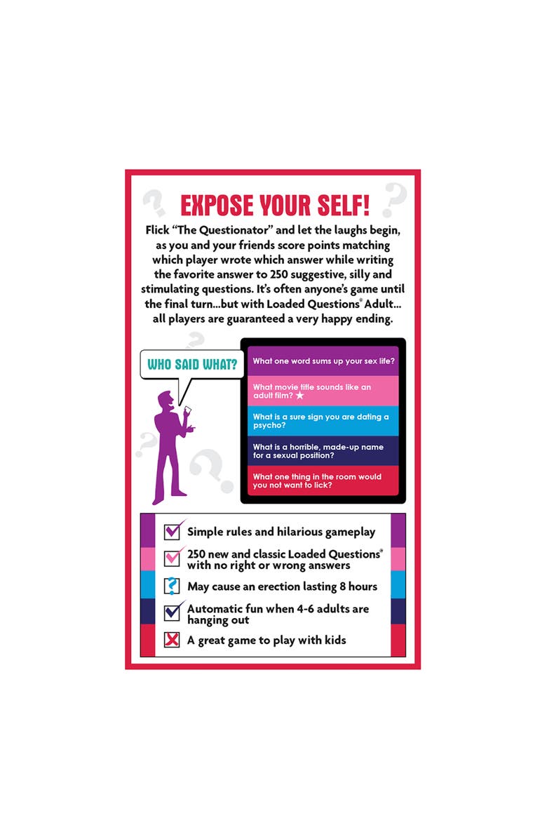 ALL THINGS EQUAL Adult Loaded Questions A Rousing Adult Party Game From All Things Equal, Alternate, color, Multicolored