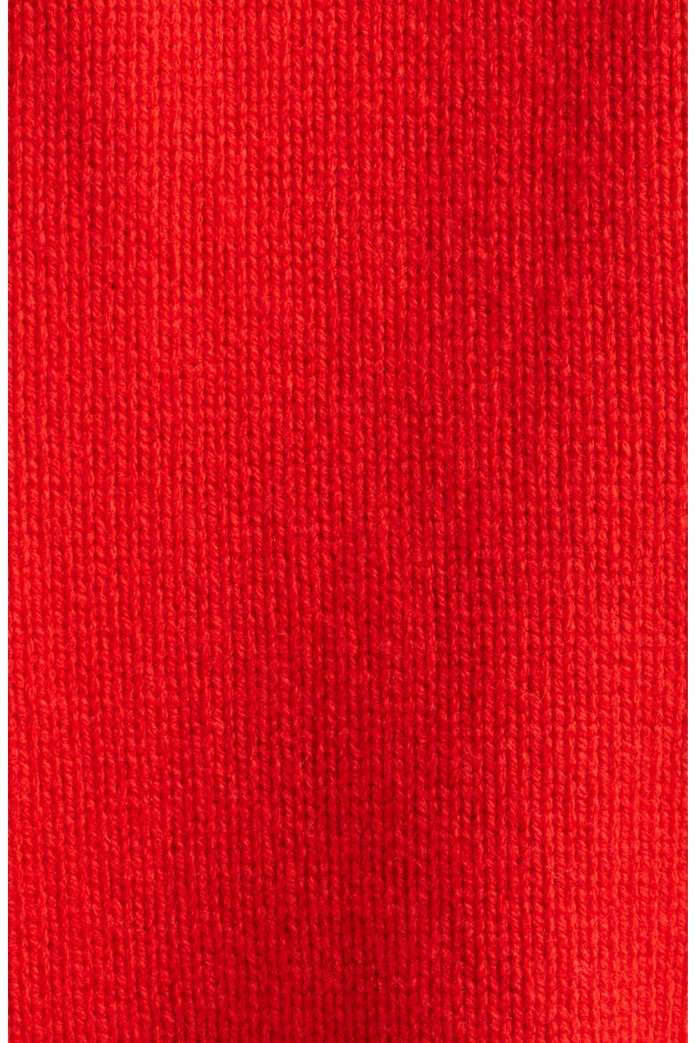Glenn V-Neck Lambswool Sweater, Alternate, color, POPPY RED