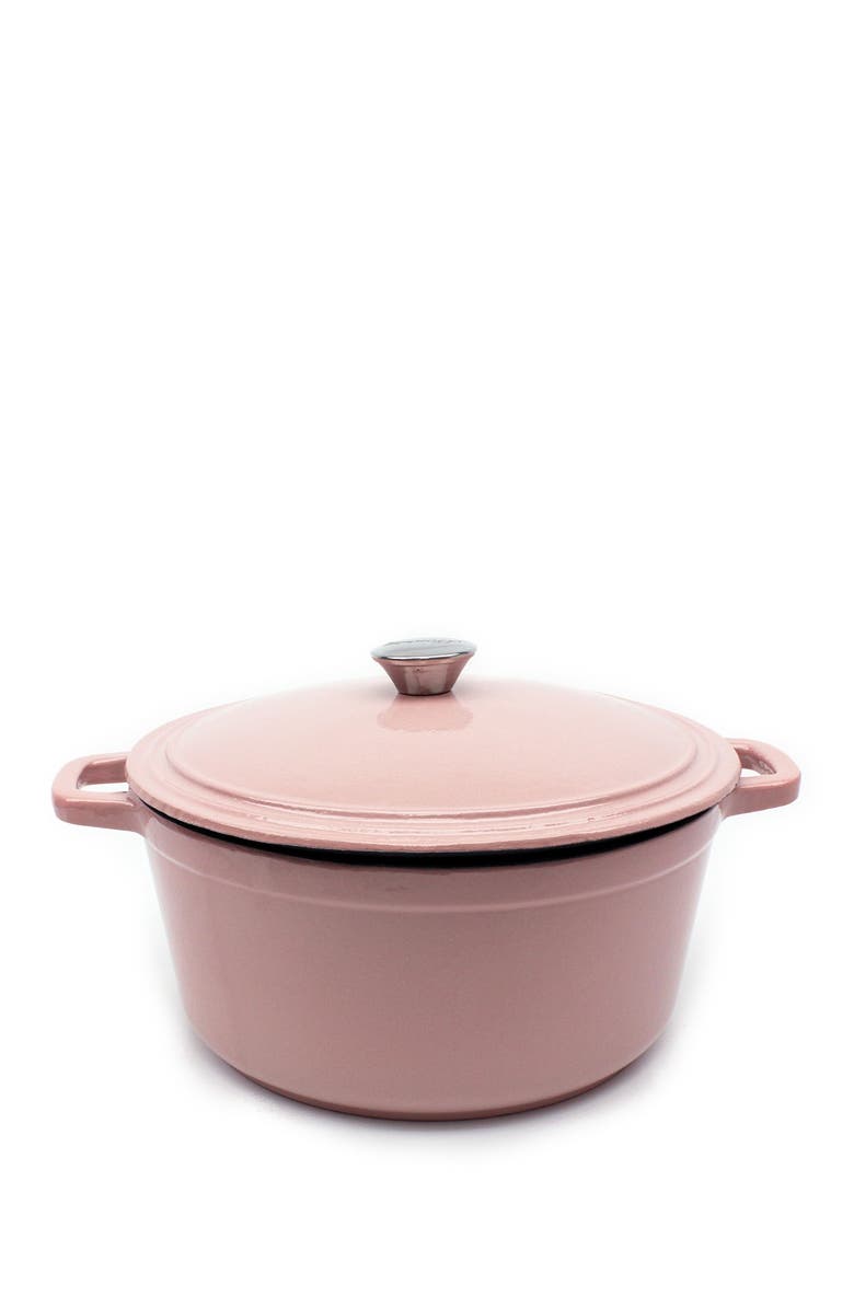 BergHOFF Pink 7 Quart Cast Iron Stockpot, Main, color, Pink
