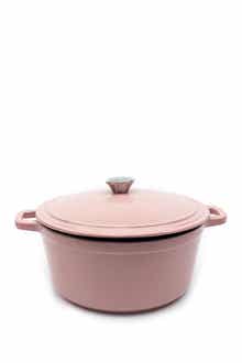 BergHOFF Pink 7 Quart Cast Iron Stockpot