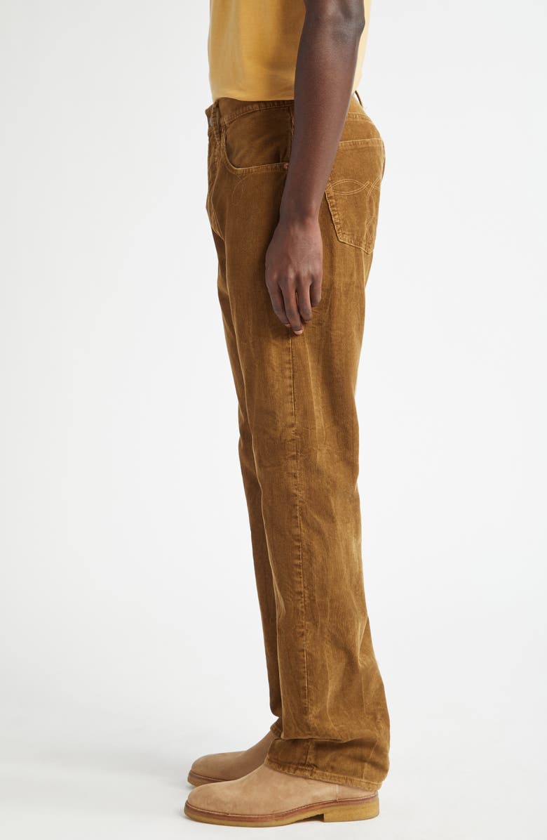 Double RL Slim Fit Cotton Corduroy Bootcut Pants, Alternate, color, 
