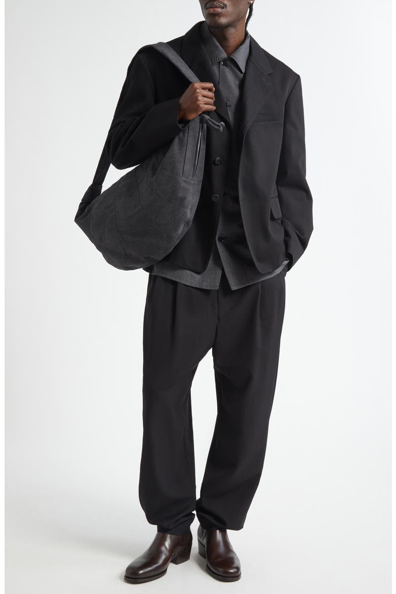 Tailored Single Breasted Workwear Jacket, Alternate, color, BLACK