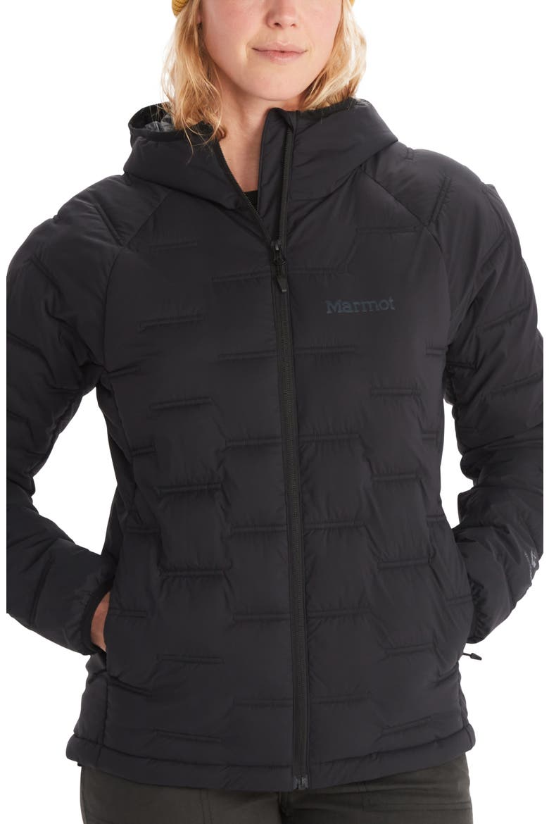 WarmCube™ Active Novus Insulated Hooded Jacket, Main, color, BLACK