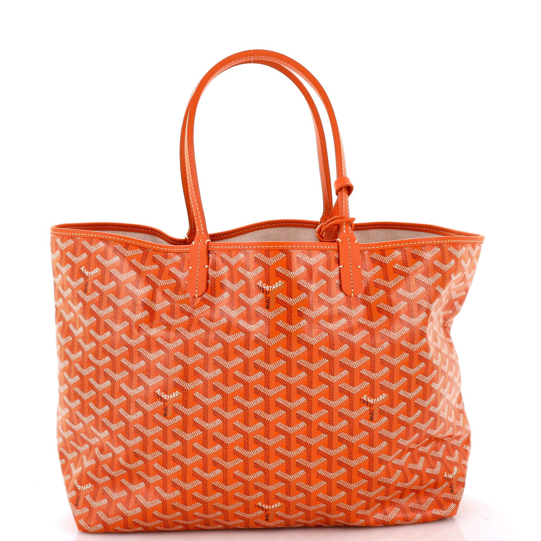 Saint Louis Tote Coated Canvas PM, Main, color, Orange
