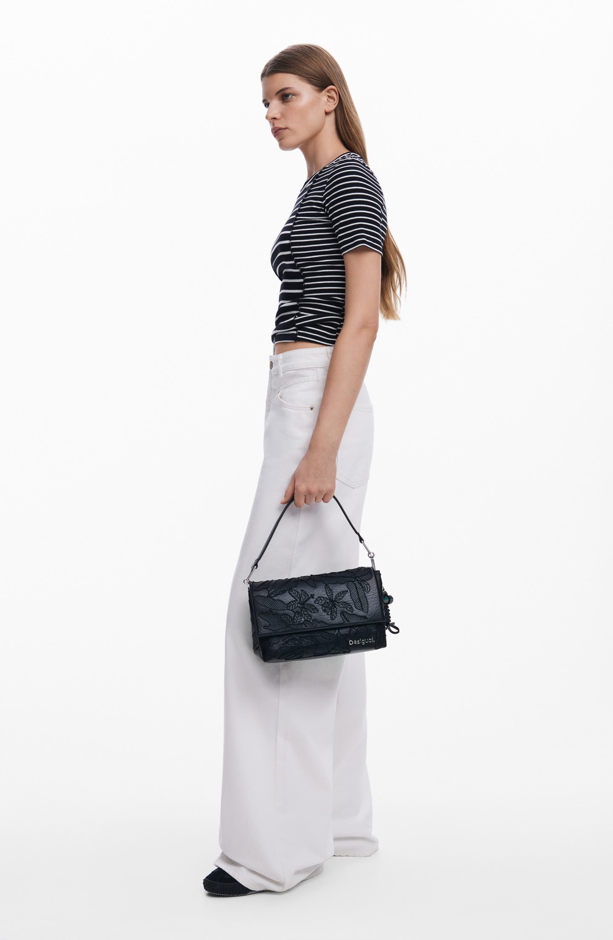 Desigual Faux Leather Crossbody Bag, Alternate, color, 