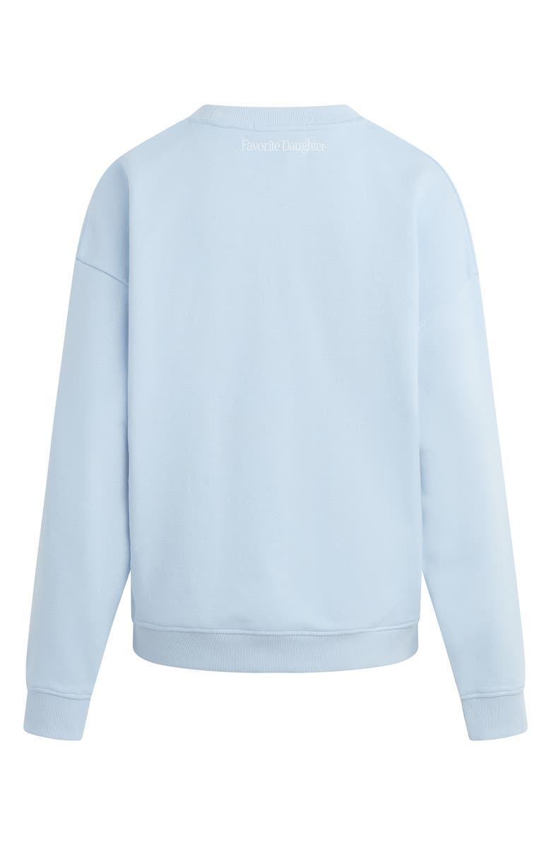 Favorite Daughter Favorite Maid of Honor Cotton Blend Sweatshirt, Alternate, color, Sky Blue