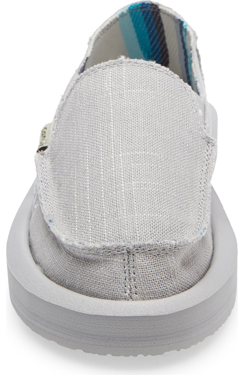 Sanuk Donna Slip-On Sneaker, Alternate, color, Grey