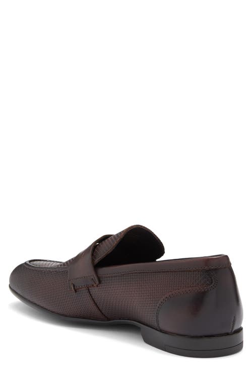 Vittorio Russo Derringer Loafer In Dark Burnished Brown