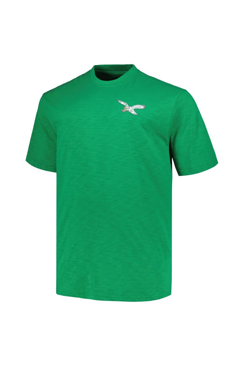 Men's Profile Kelly Green Philadelphia Eagles Big & Tall Two-Hit Throwback T-Shirt, Alternate, color, Kelly Green