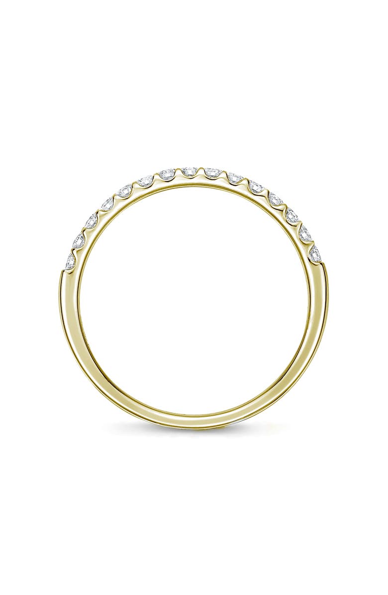 Mémoire Odessa Half Round Diamond Band Ring, Alternate, color, Yellow Gold