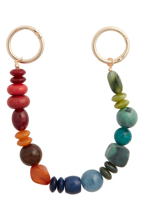 Beaded Chain Bag Strap