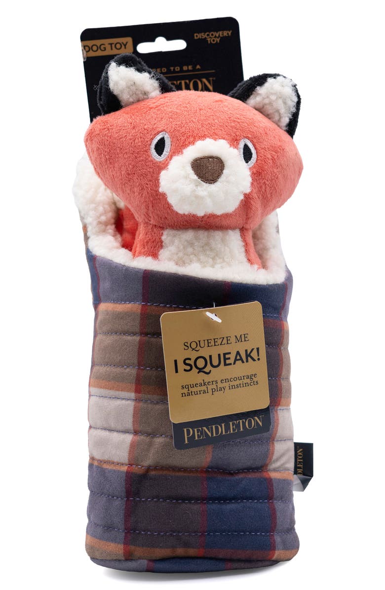 Pendleton Camp Pal Dog Toy, Alternate, color, Fox