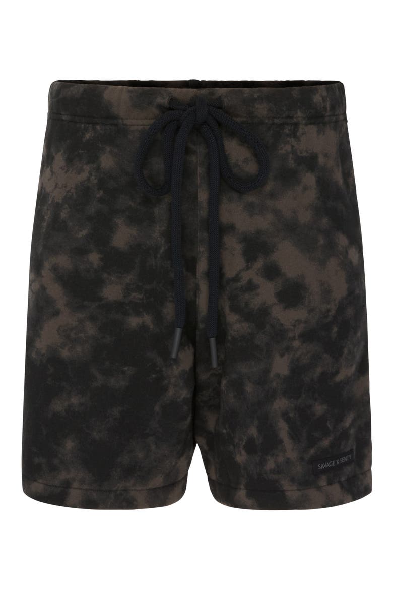Fleece Shorts, Alternate, color, BLACK CAVIAR DIFFUSED CAMO