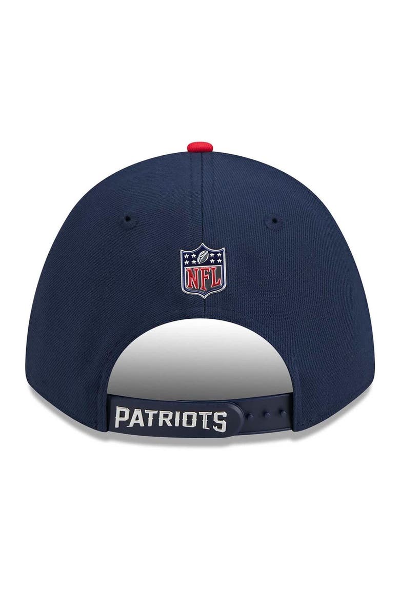 New Era Men's New Era Navy/Red New England Patriots 2026 NFL Draft 9FORTY M-Crown Adjustable Hat, Alternate, color, Navy