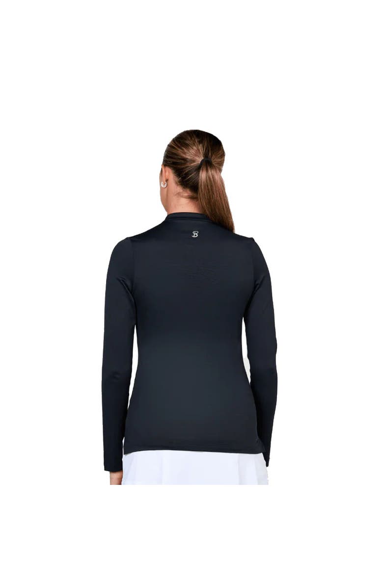 Sofibella Womens 1/4 Zip Golf Shirt, Alternate, color, Black