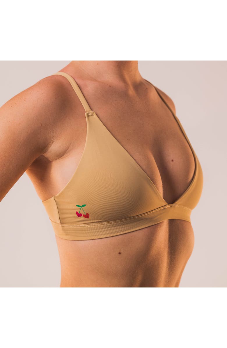 Cheeky Cherry 2-Pack Ultra Smooth Triangle Bralette, Alternate, color, Onyx/Sienna