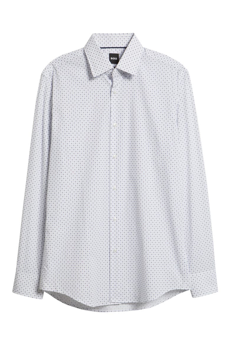 Hank Kent Stretch Cotton Dresss Shirt, Alternate, color, LT PAST/BU