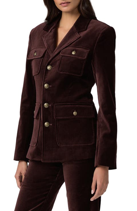 Reign Velveteen Blazer