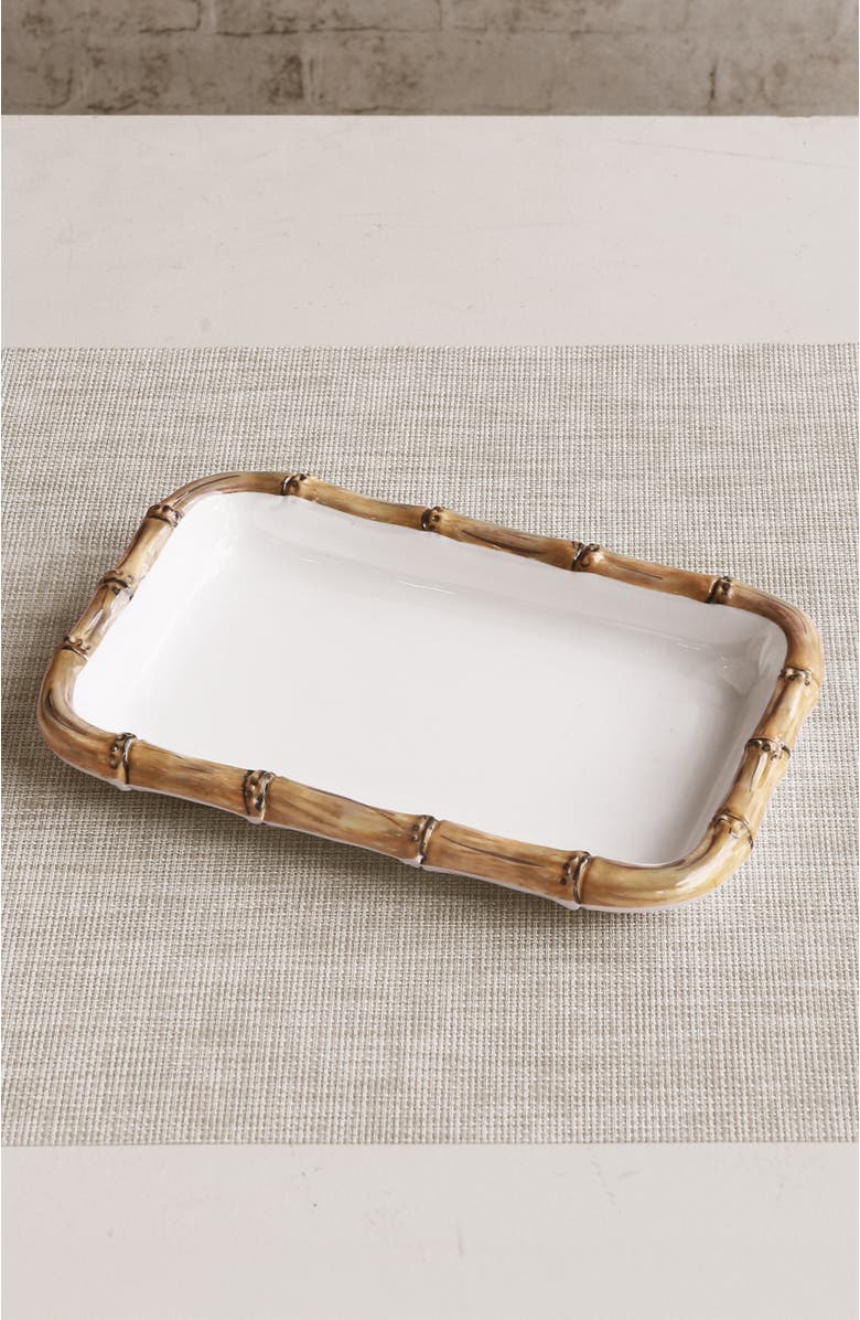 BEATRIZ BALL Collection Vida Cane Guest Towel Holder, Alternate, color, White