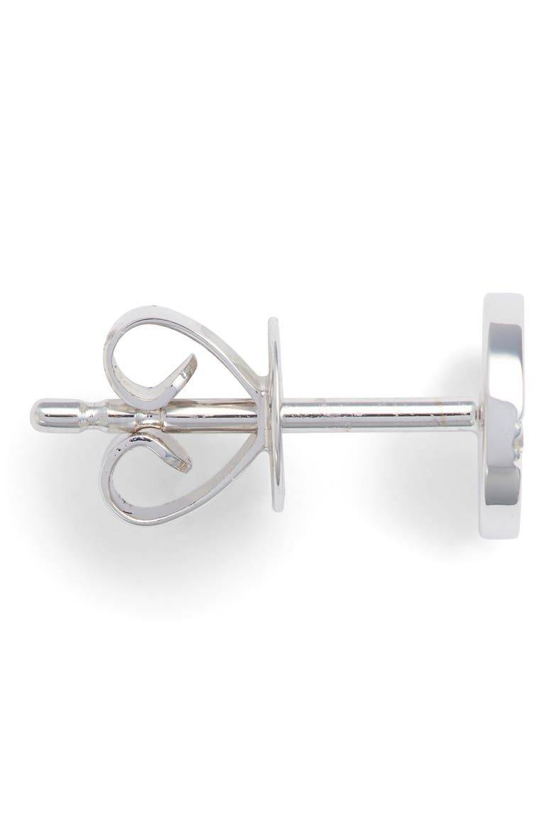 Screw Diamond Stud Earrings, Alternate, color, WHITE GOLD