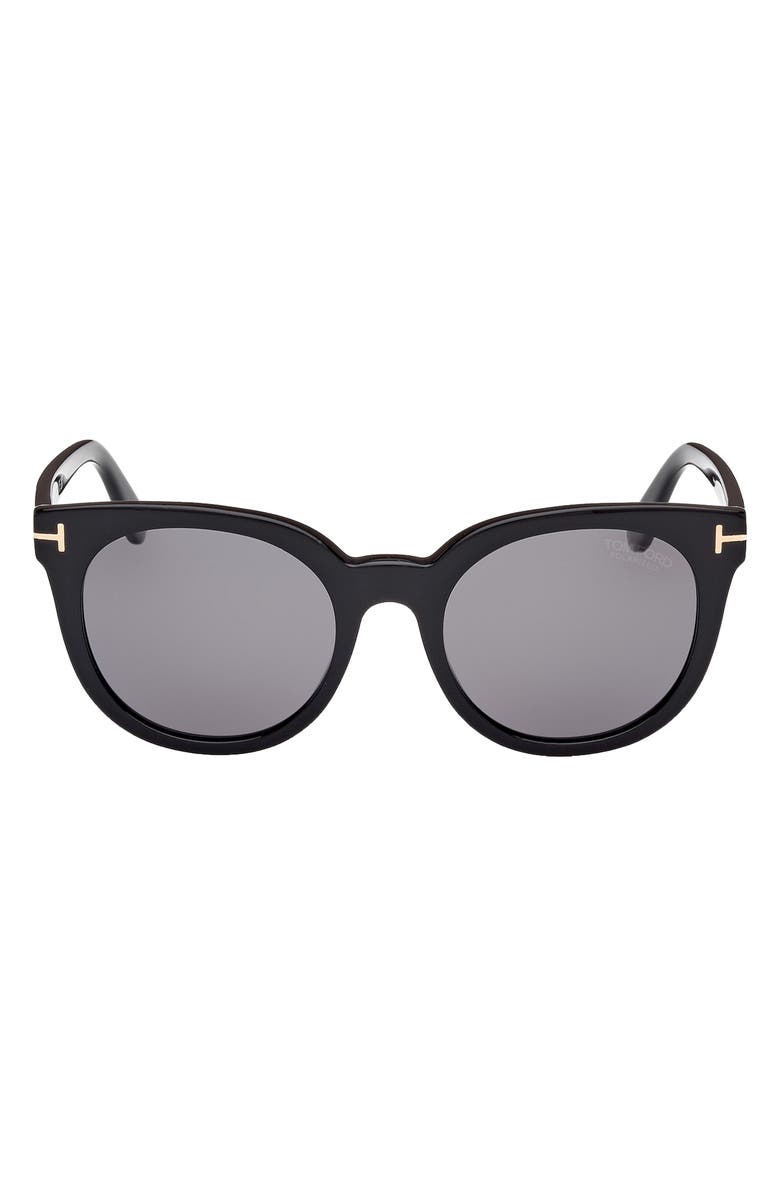 TOM FORD Moira 53mm Polarized Butterfly Sunglasses, Main, color, 