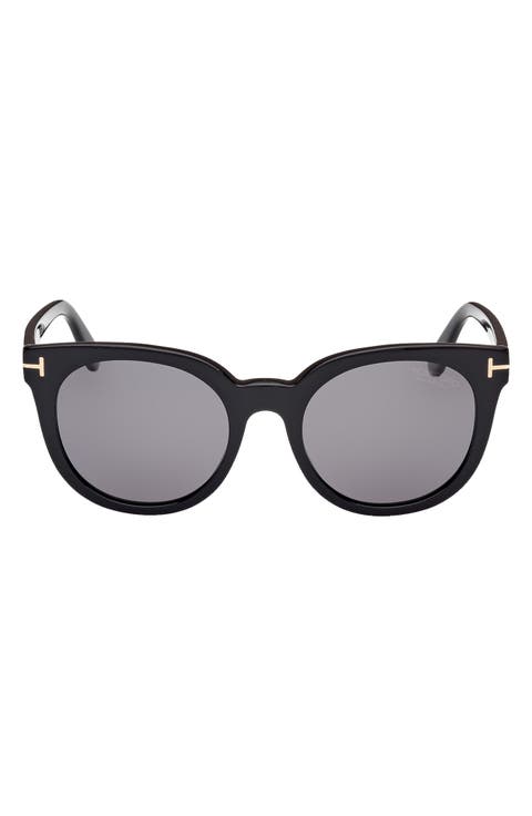 Moira 53mm Polarized Butterfly Sunglasses