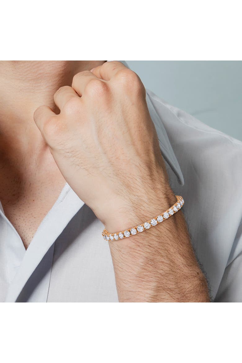 15Luv 10K Gold Lab Grown Diamond Tennis Bracelets - 18.9 Carats, Alternate, color, 10K Rose Gold