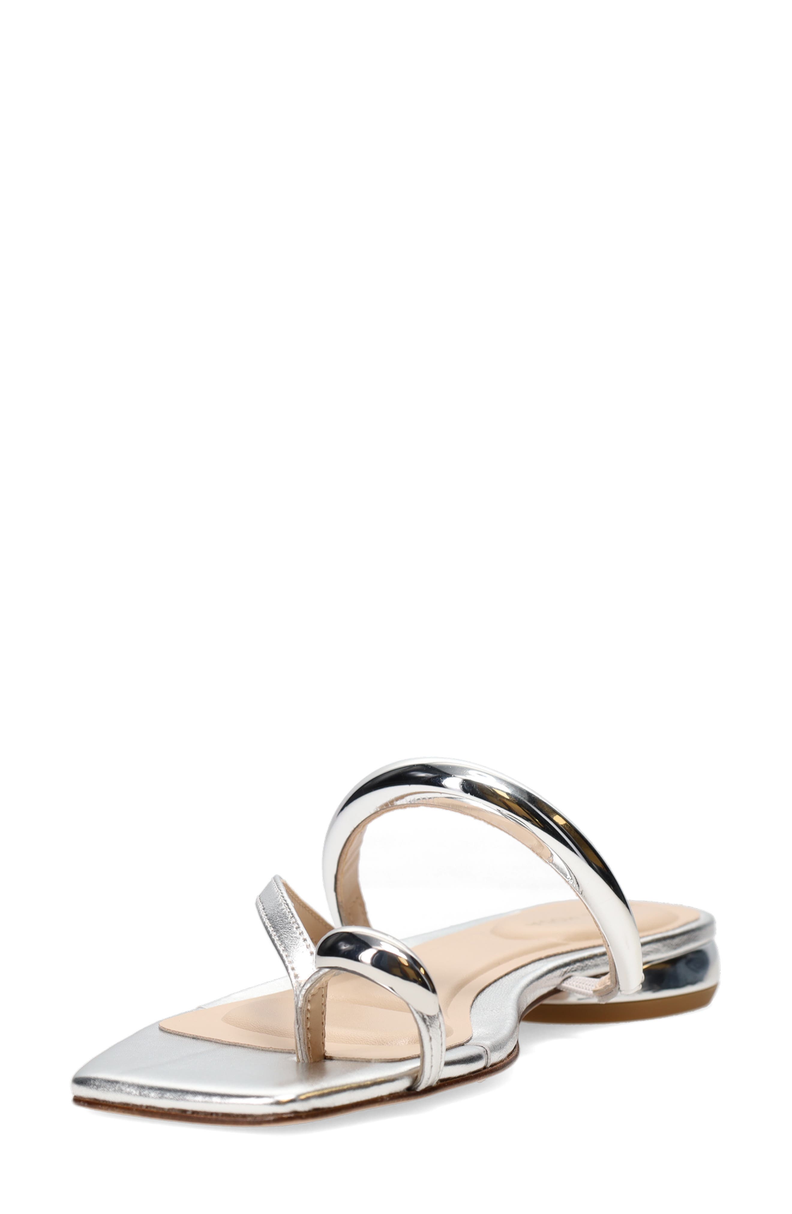 Pelle Moda Ondra Slide Sandal, Alternate, color, Silver