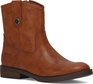 FRYE AND CO Kellie Button Short Faux Leather Bootie