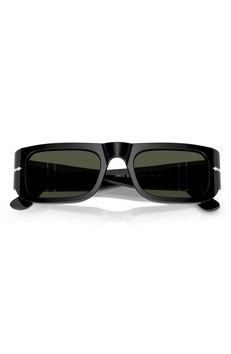 Persol 55mm Pillow Sunglasses, Alternate, color, Black