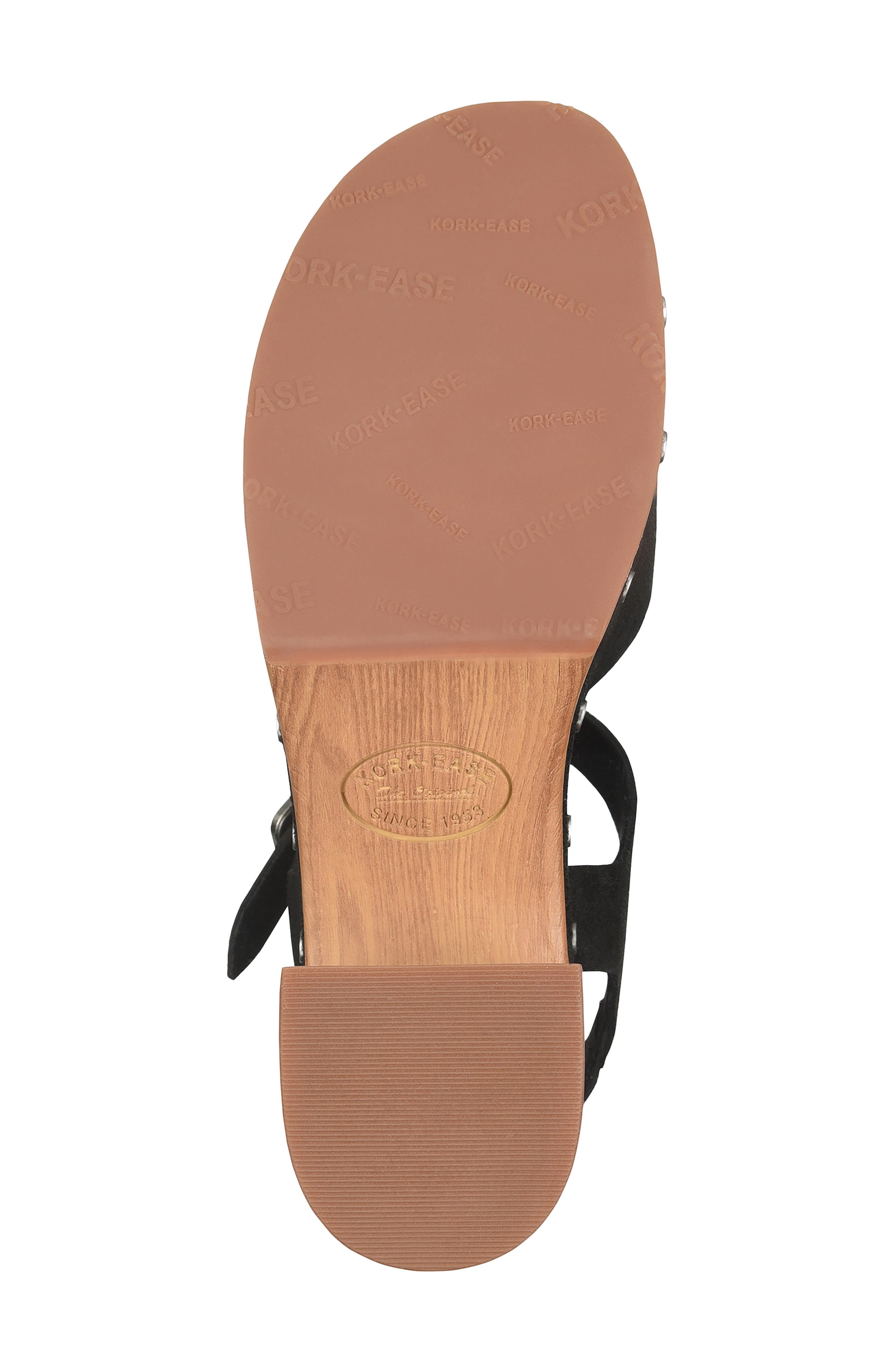 Kork-Ease<sup>®</sup> Tribecca Ankle Strap Platform Clog, Alternate, color, Black Suede