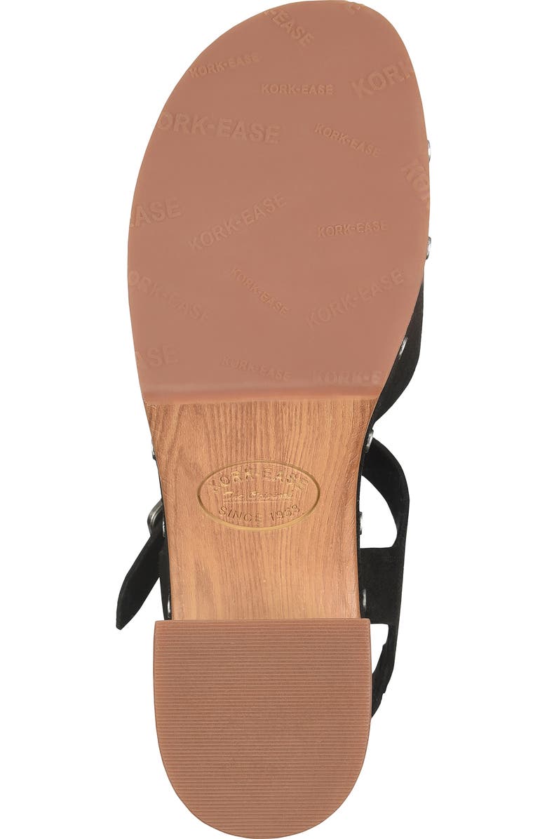 Kork-Ease<sup>®</sup> Tribecca Ankle Strap Platform Clog, Alternate, color, Black Suede