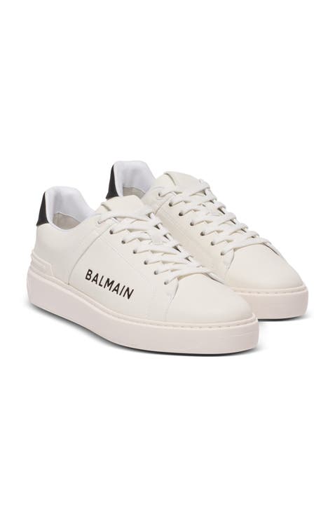 B-Court trainers in leather calfskin