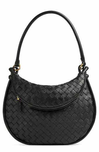 Bottega Veneta Small Andiamo Intrecciato Leather Crossbody Bottega Veneta Small Andiamo Intrecciato Leather Crossbody