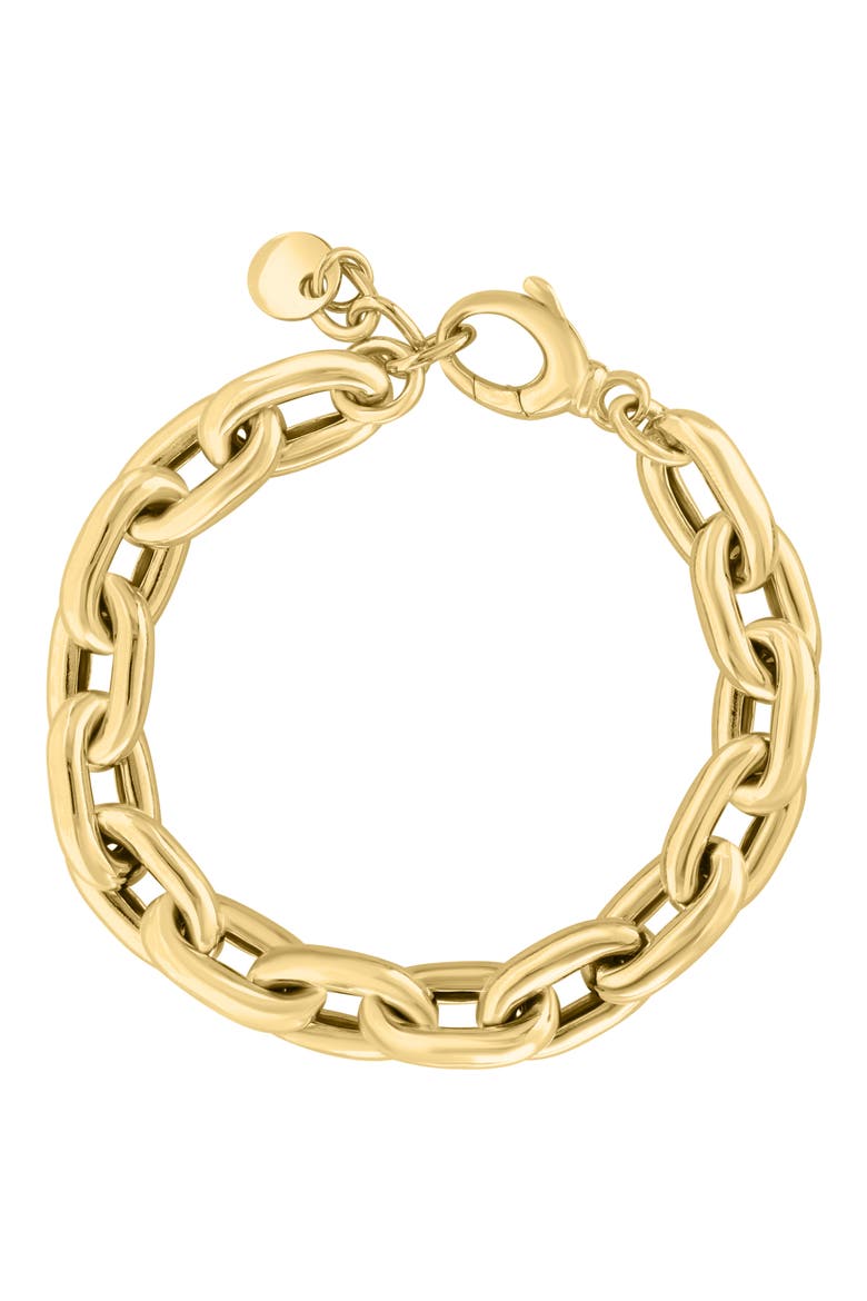 Oval Chain Bracelet, Main, color, GOLD