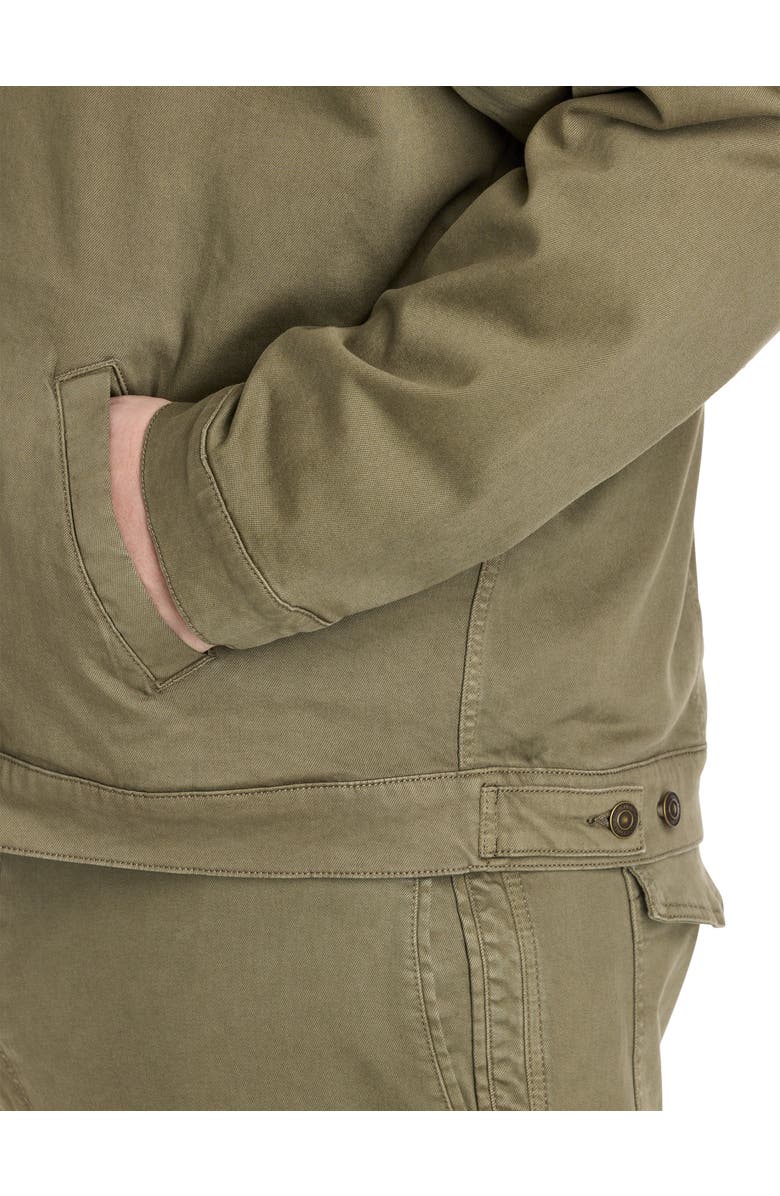 True Nation by DXL Big
Tall Utility Carpenter Trucker Jacket, Alternate, color, Deep Depths