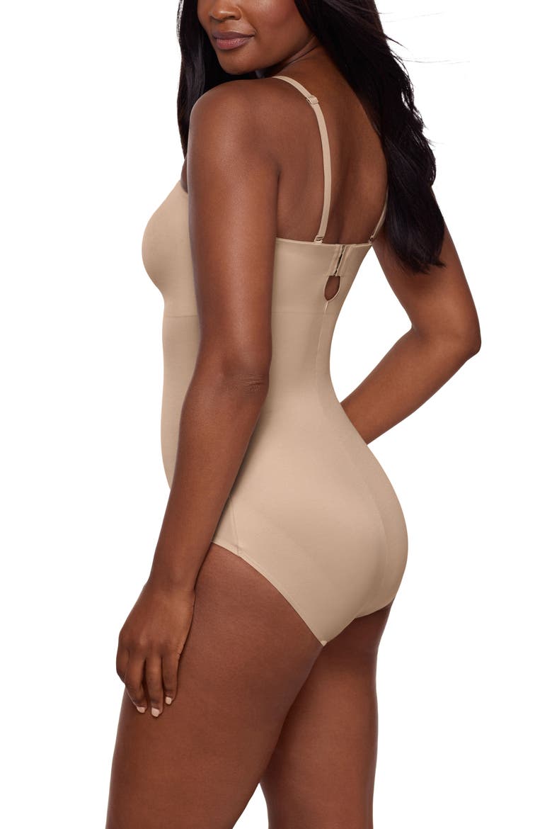 Show Stopper Shaping Bodysuit, Alternate, color, WARM BEIGE