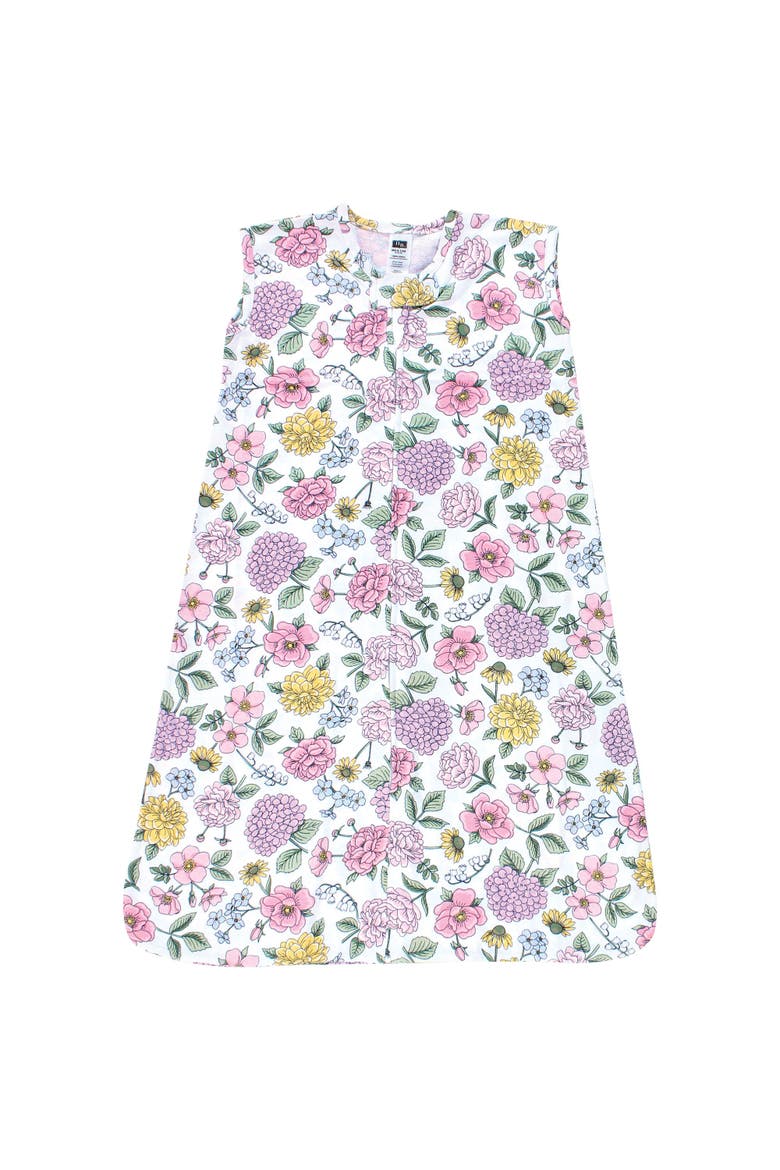 Cotton Sleeveless Nighttime Wrap for Cozy Sleep, Main, color, Vintage Blossom