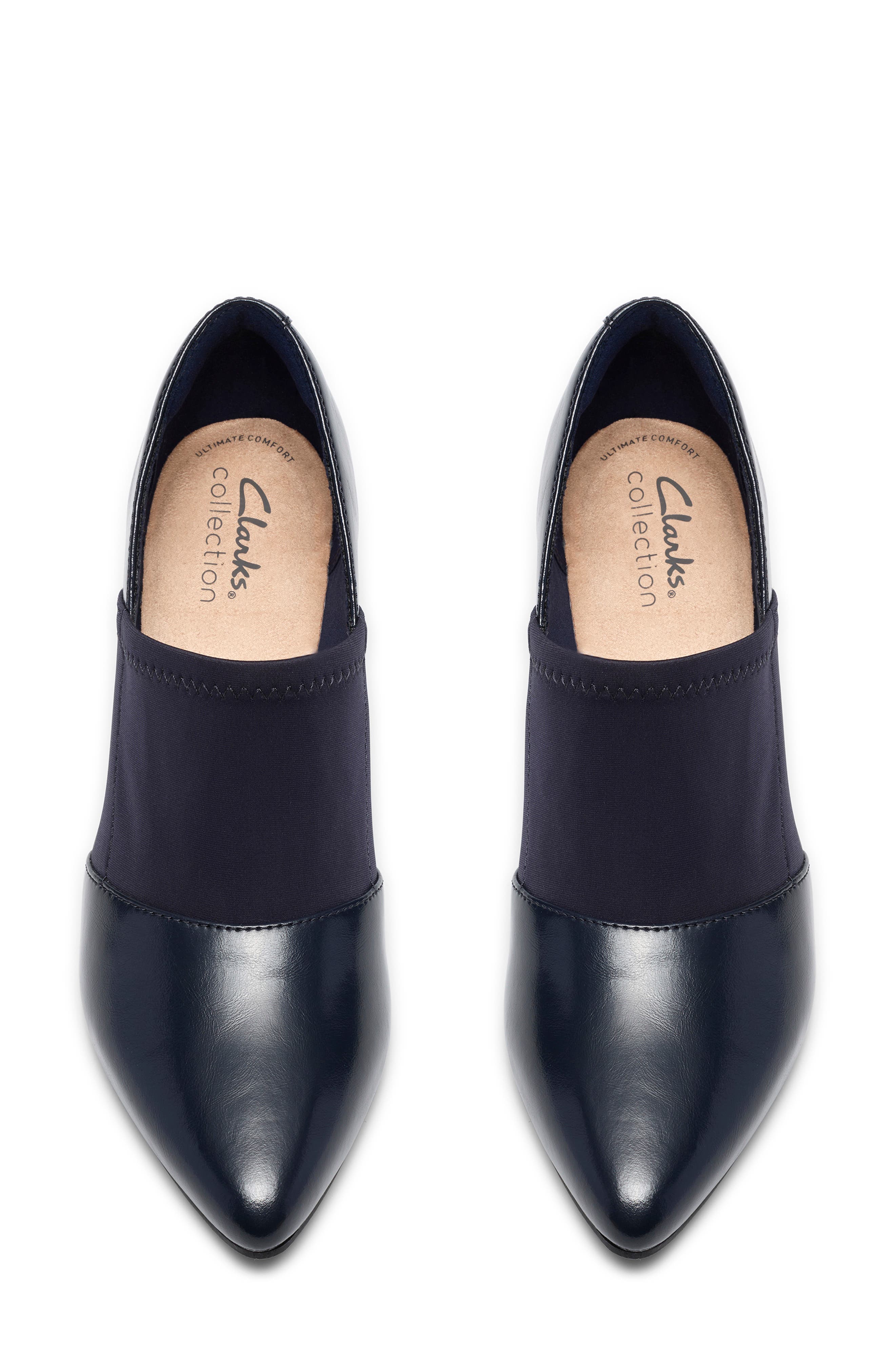 Tammitha Sleek Bootie, Alternate, color, NAVY LEATHER