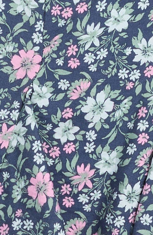 TREASURE & BOND TREASURE & BOND KIDS' FLORAL RUCHED WAIST SKORT