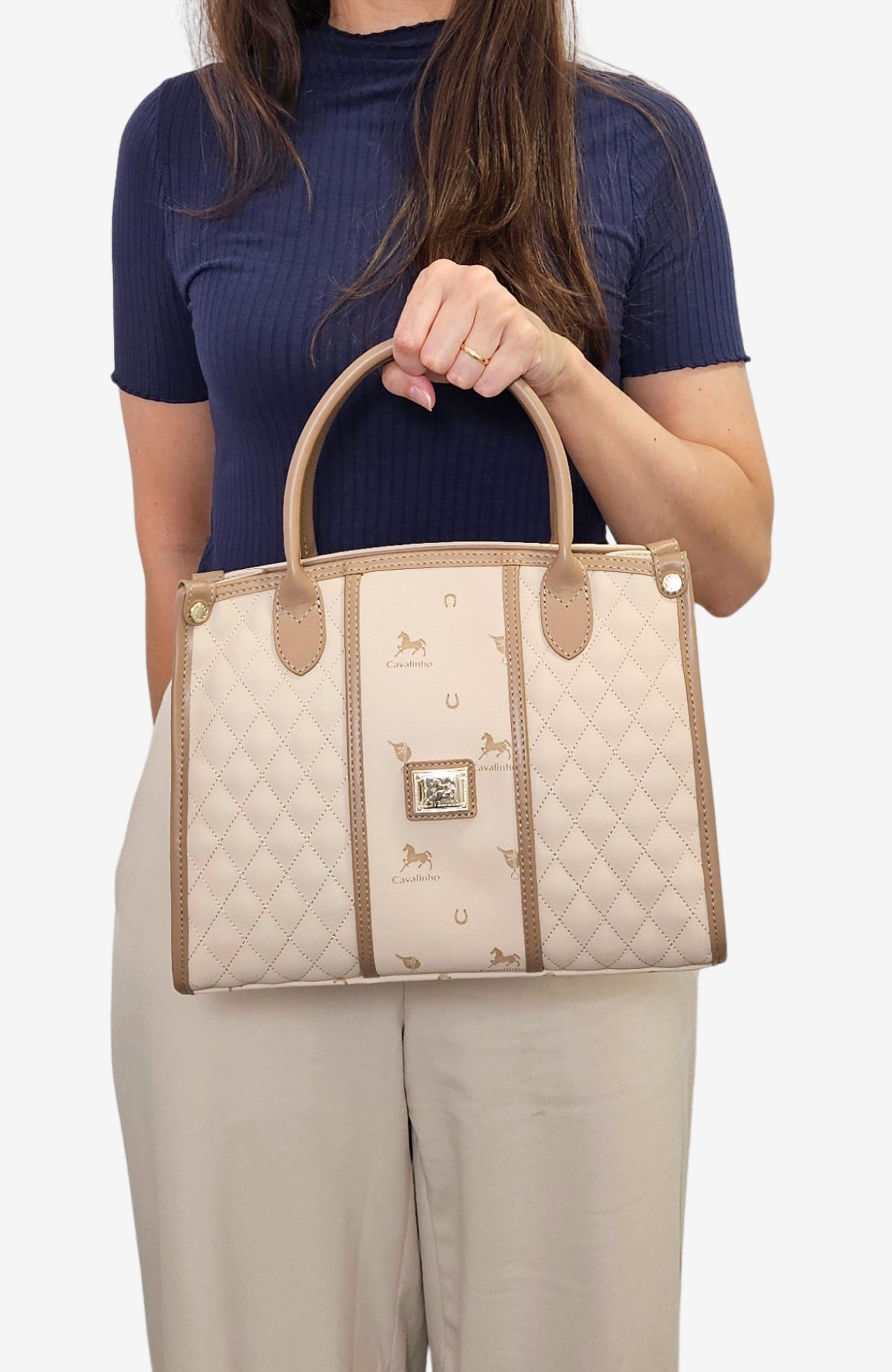 Di Cavallo 480 Handbag, Alternate, color, Beige