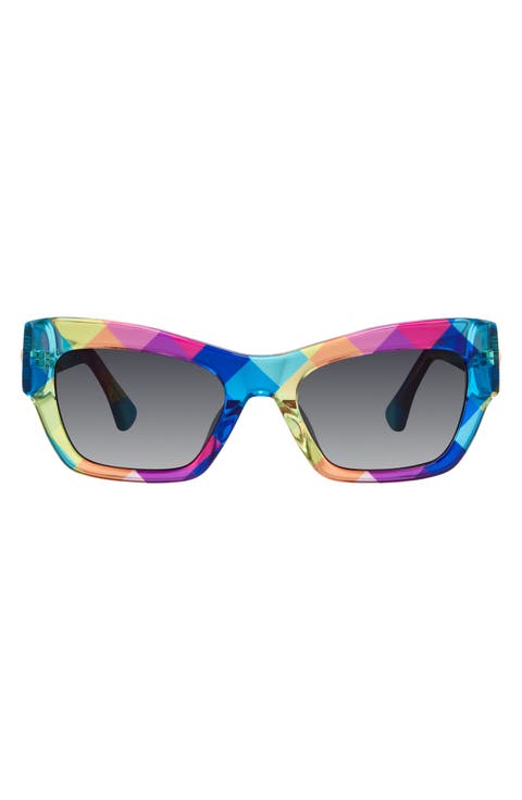 53mm Rectangular Sunglasses